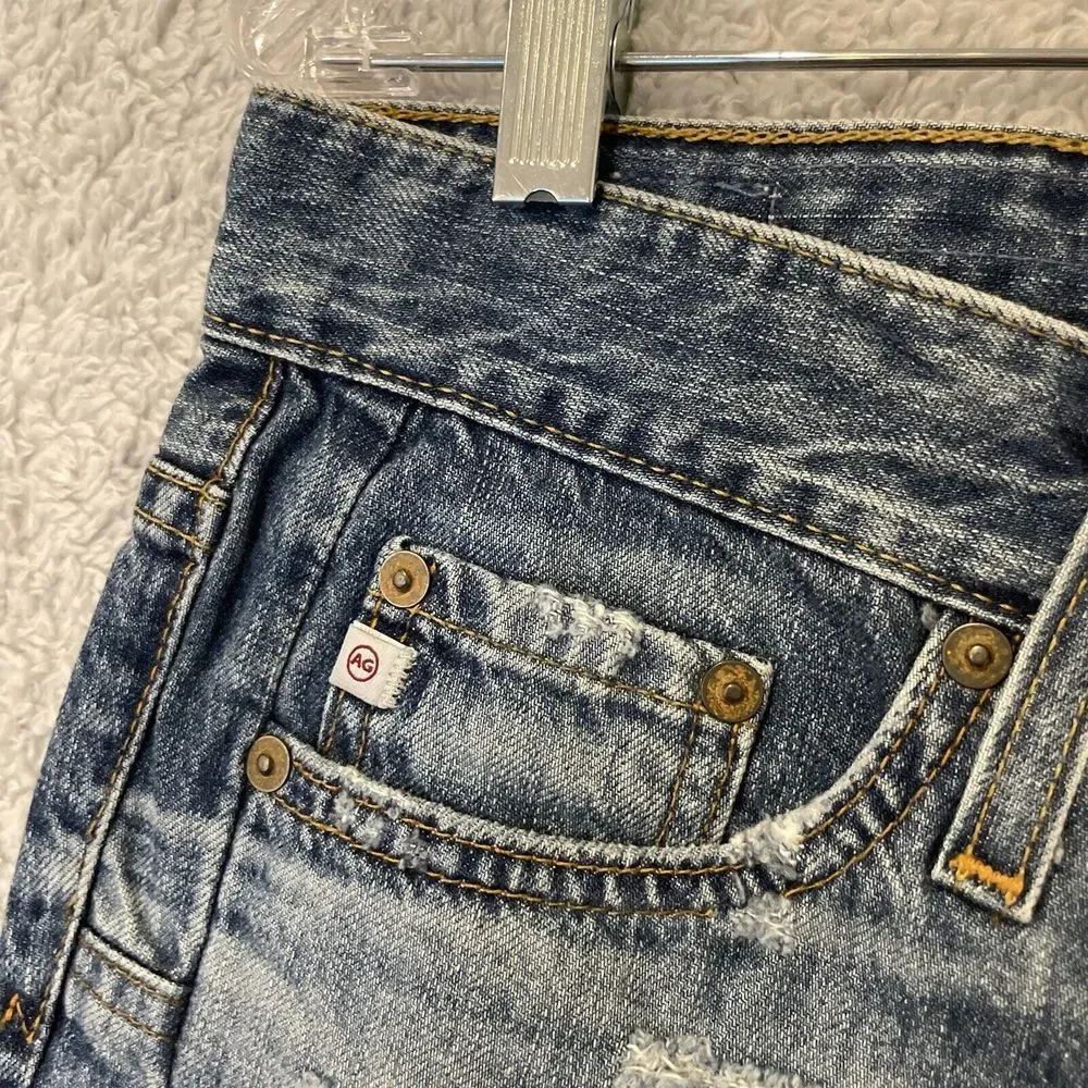 AG Adriano‎ Goldschmied Jeans Womens 26R The Beau Slouchy Skinny Dark Wash Blue